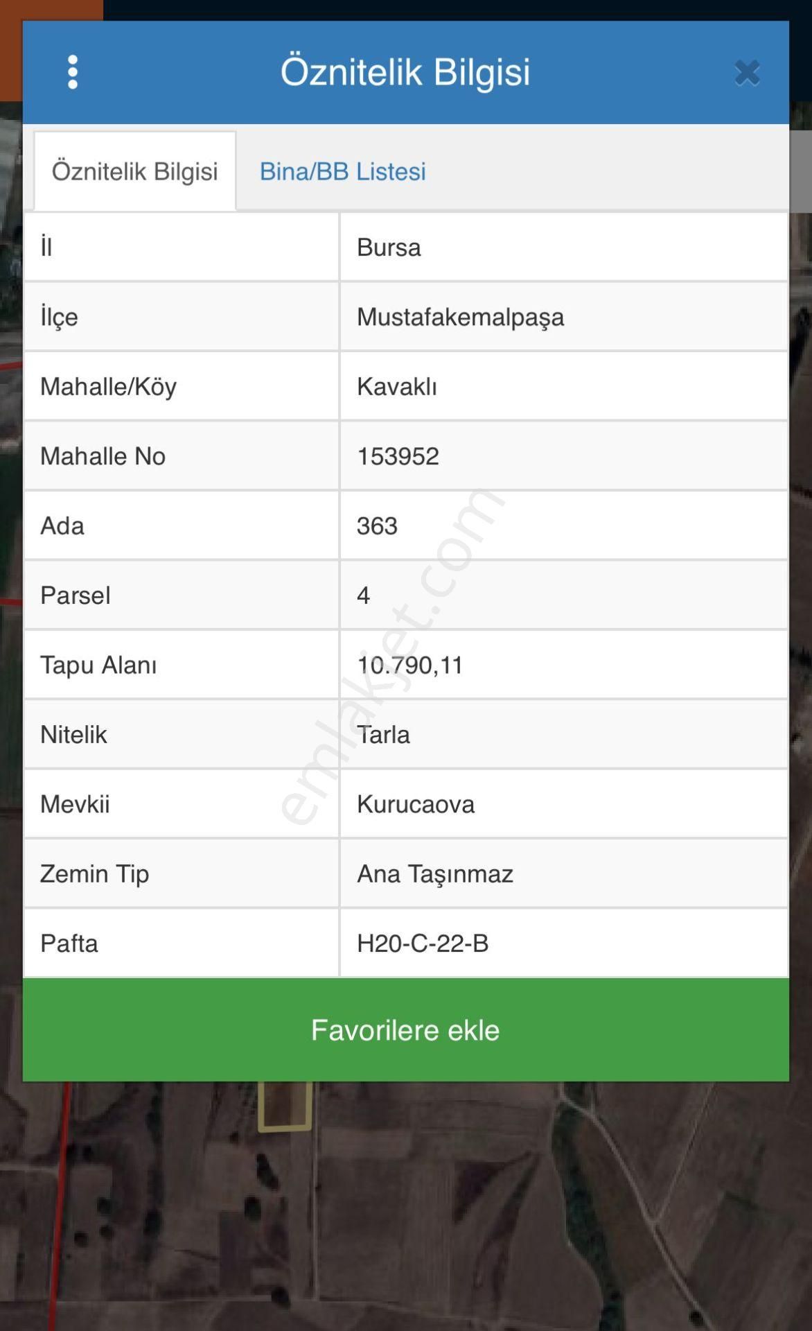 Mustafakemalpaşa Kavaklı Mahallesinde 2158 M² Satılık Tarla