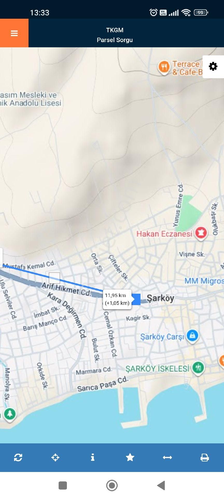 Tekirdag Şarkköyde Tek Tabu Tarla 4389m2 - Görsel 7