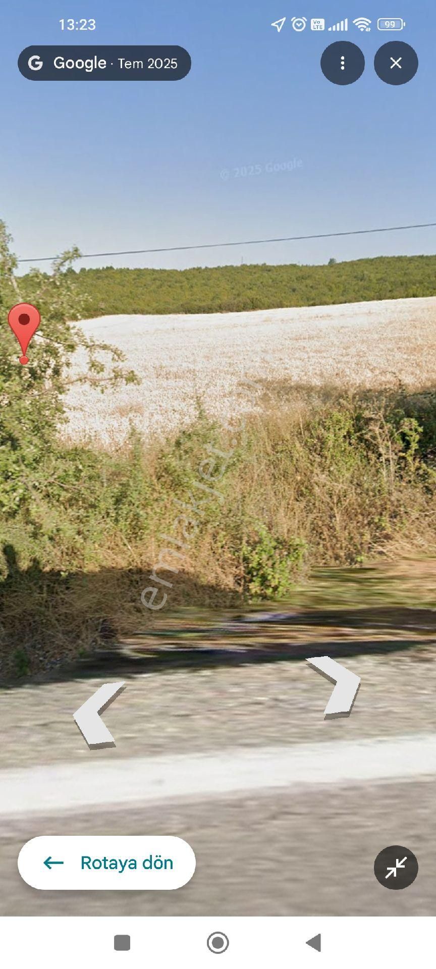 Tekirdag Şarkköyde Tek Tabu Tarla 4389m2 - Görsel 5