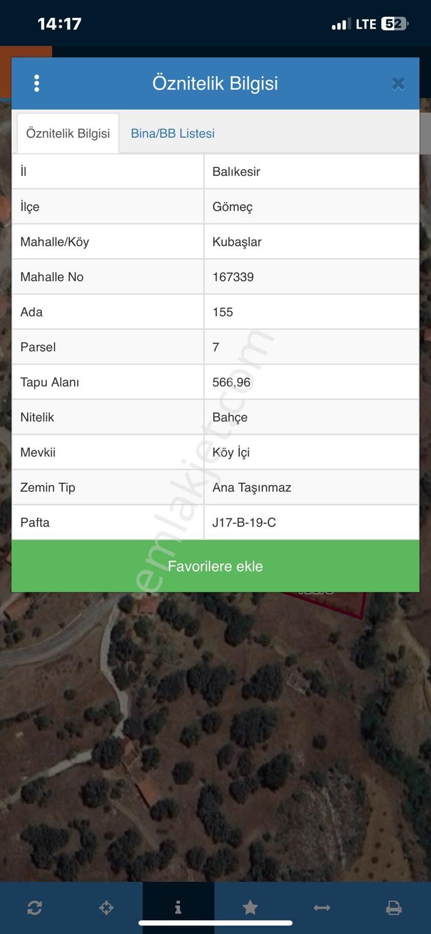 Yatırımlık Gömeç Kobaşlar Köyü 1.090 Metrekare Köy İçi Bahçe