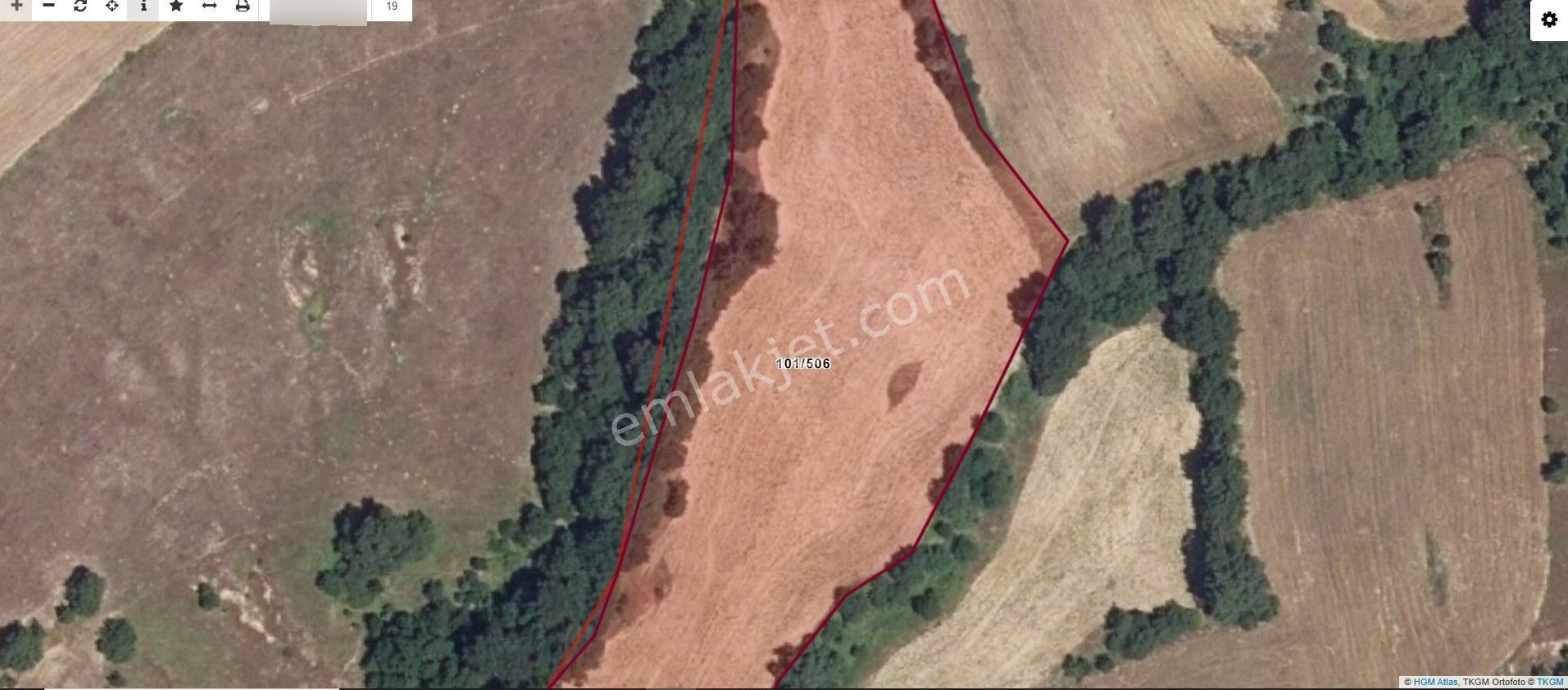 Kırklareli Topçular Köyü Yatırımlık 11.5 Dönümlük Tarla - Görsel 3