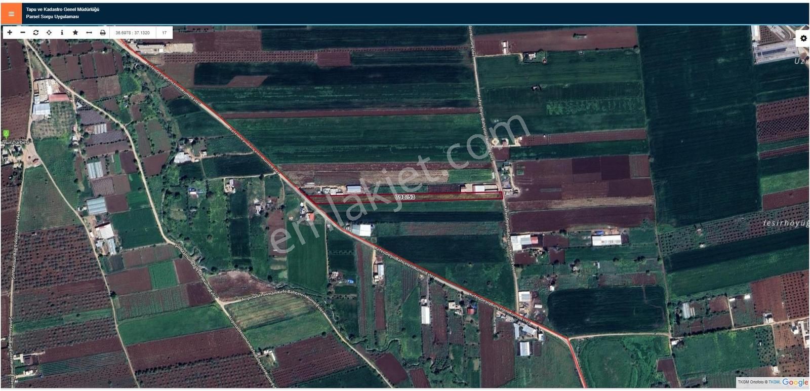 Hadi Gayrimenkulden Necmettin Erbakan Tapulu Satılık Araziler - Görsel 13