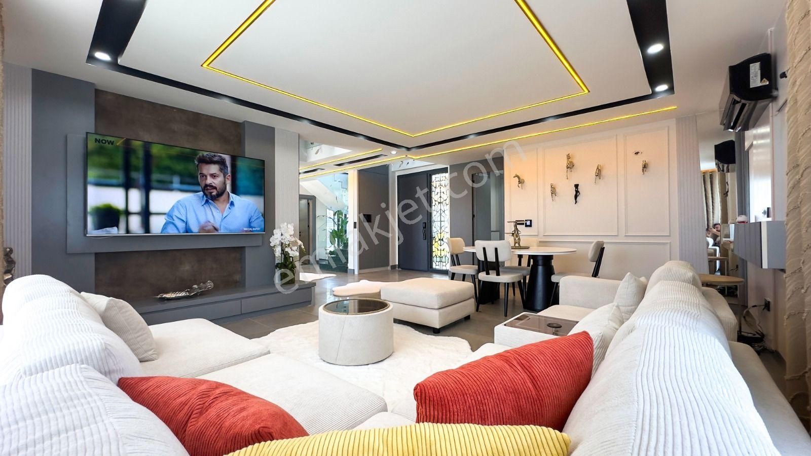 Didimde Ful Akıllı Sistemli 500m2 Arsa İçine 4+1 Havuzlu Ve Bahçeli Tam Müstakil Villamız Satışda - Görsel 6