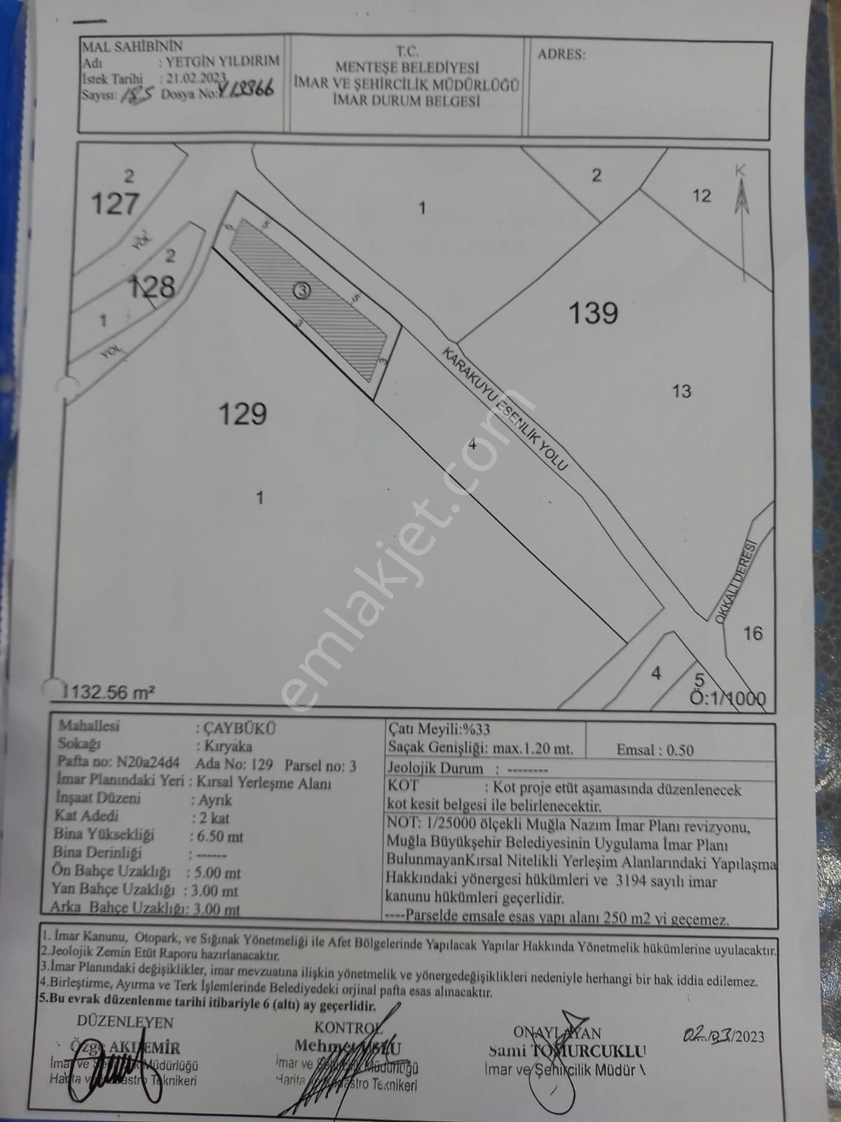 Gevenes Köyünde Konut İmarlı 25/50 2 Katlı İmara Sahip - Görsel 2