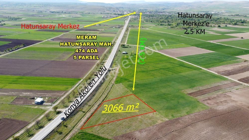 Hatunsaray Çevre Yoluna Cepheli Müstakil Tapulu Tarla - Görsel 3