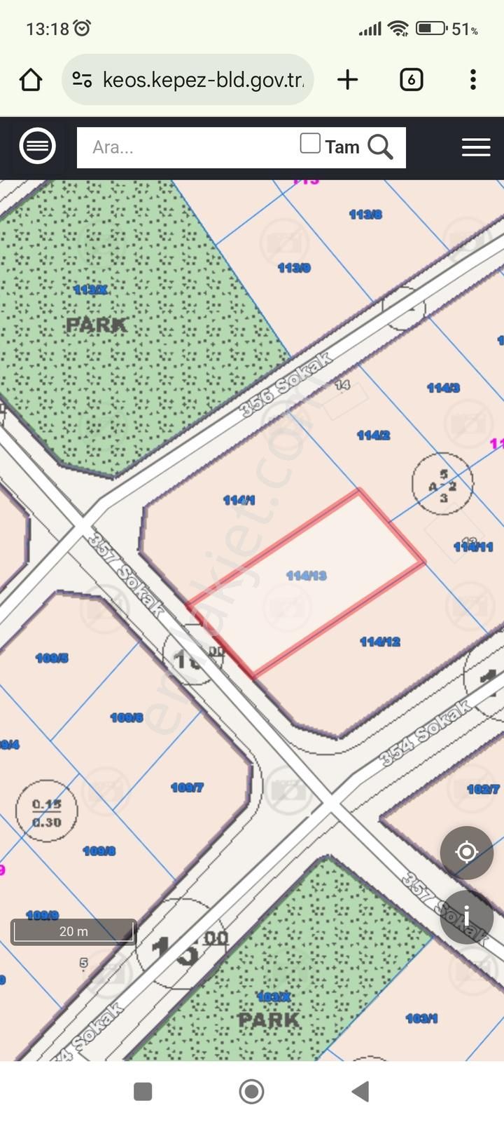 Kepez Gaziler Mah/546m2 İmarlı Satılık Villa Parseli/polat Emlak - Görsel 4