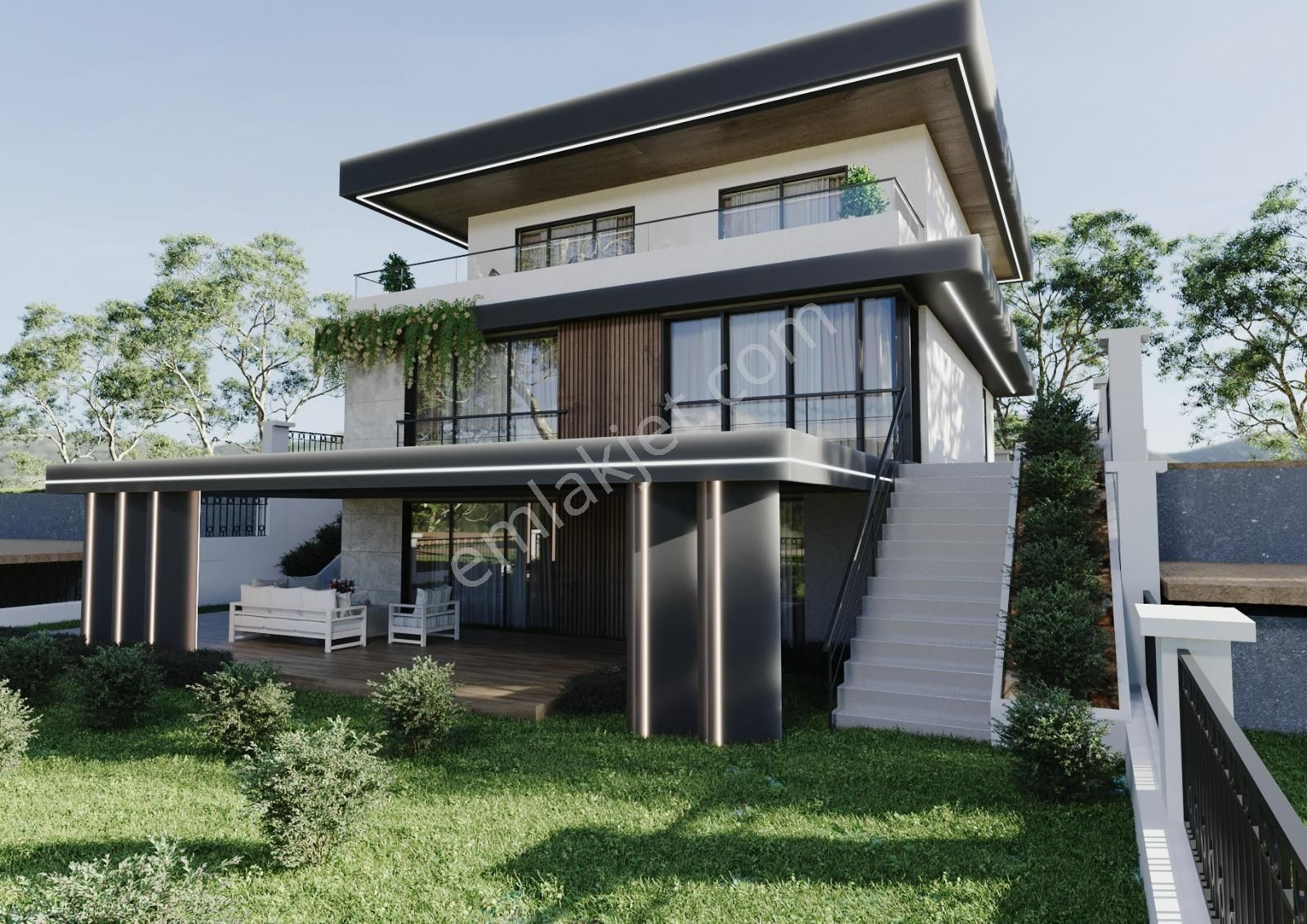 Şafak'tan Zirve Cad. Yanı 2000m2 Tek Tapu 4 Villalık Fırsat Arsa