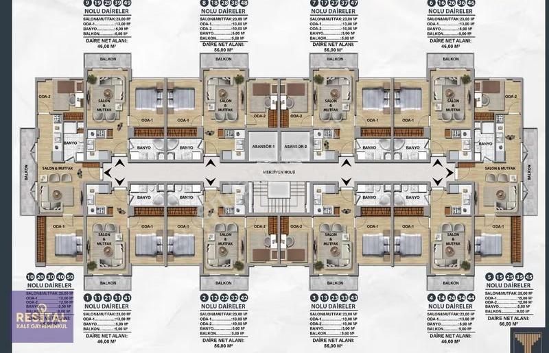 Nilüfer Dumlupınarda Satılık 2+1 Daire