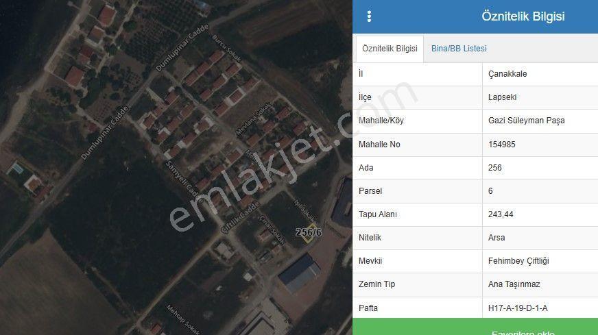 Çanakkale Lapseki Boğaz Ve Köprü Manzaralı Satılık İmarlı Arsa - Görsel 2