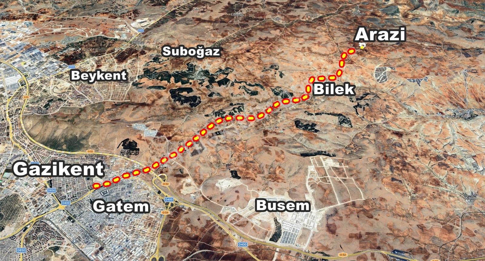 Şehitkamil Bilek Tel Çit, Zeytin Fıstık Meyve Daire Takas Olur - Görsel 3