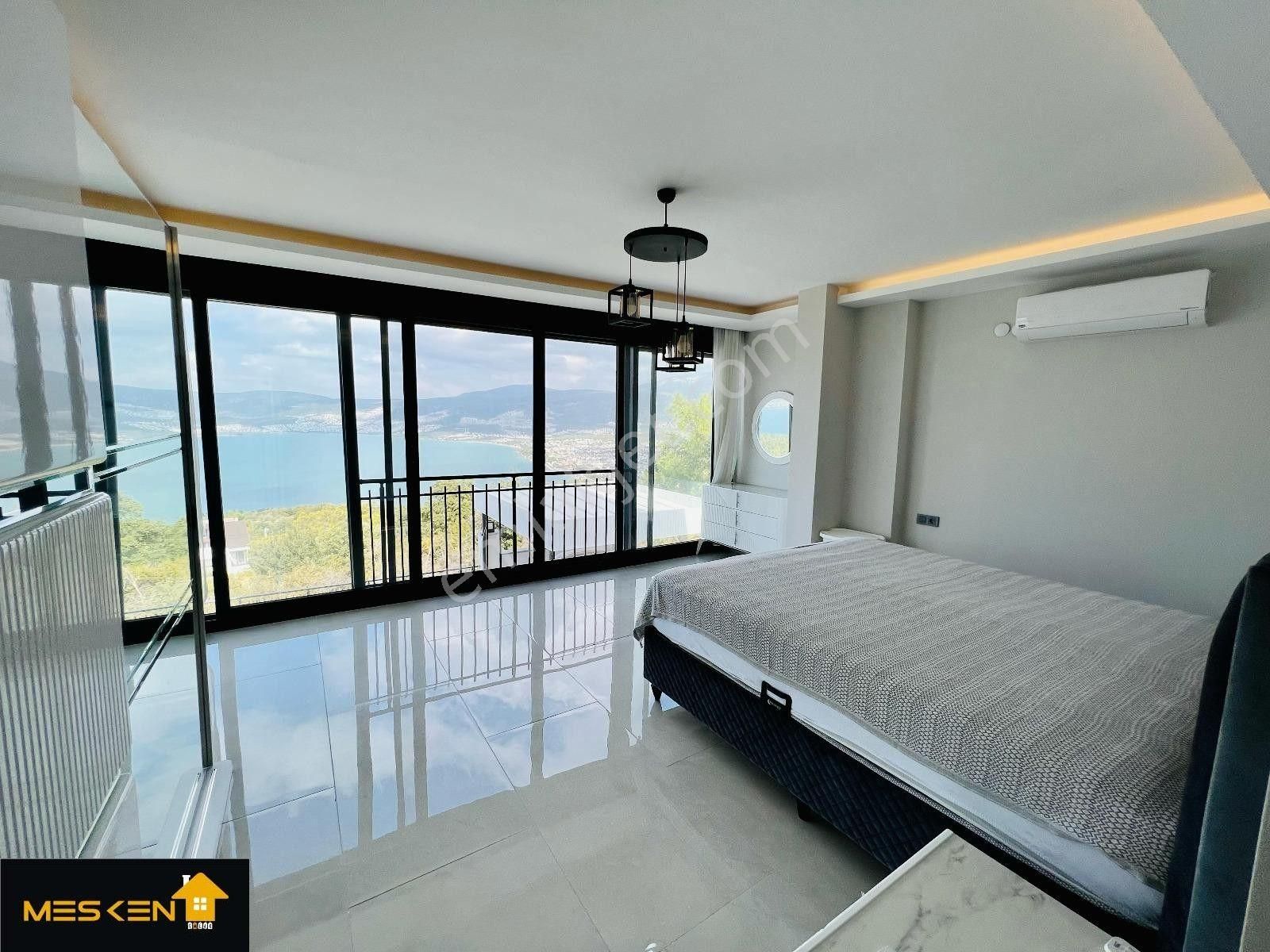 Didim Akbük'de Kesintisiz Full Deniz Manzaralı Tam Müstakil Villa - Görsel 23