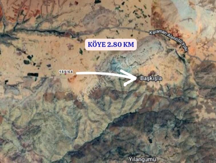 Karaman Merkez Başkışla Köyünde 1.904 M² Tarla Satılıktır - Görsel 4