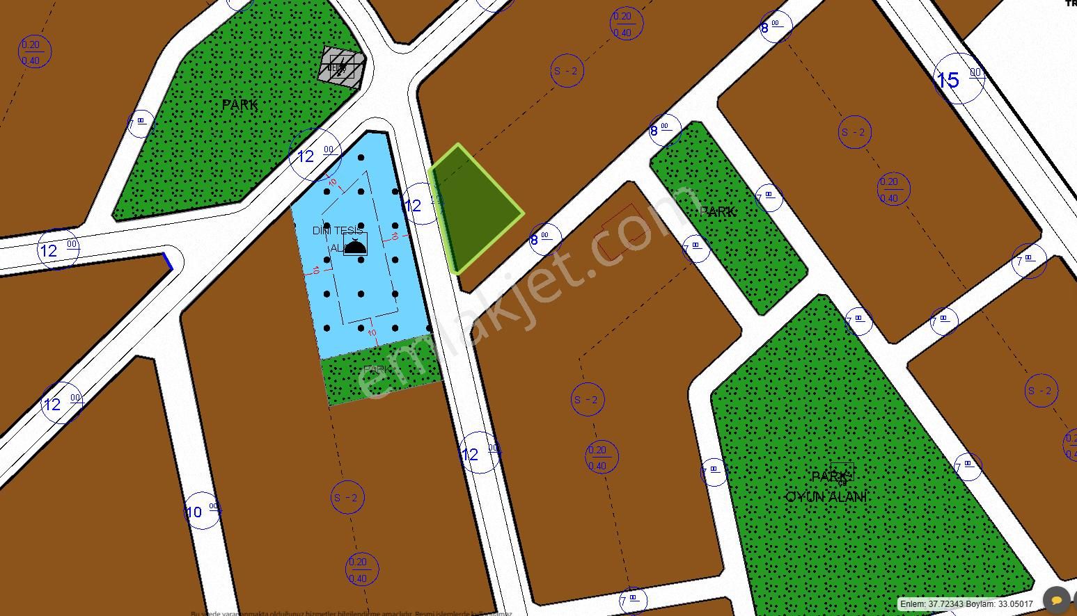 İsmil Mahallesin De Yatırıma Uygun Acil Satılık İmarlı Arsa