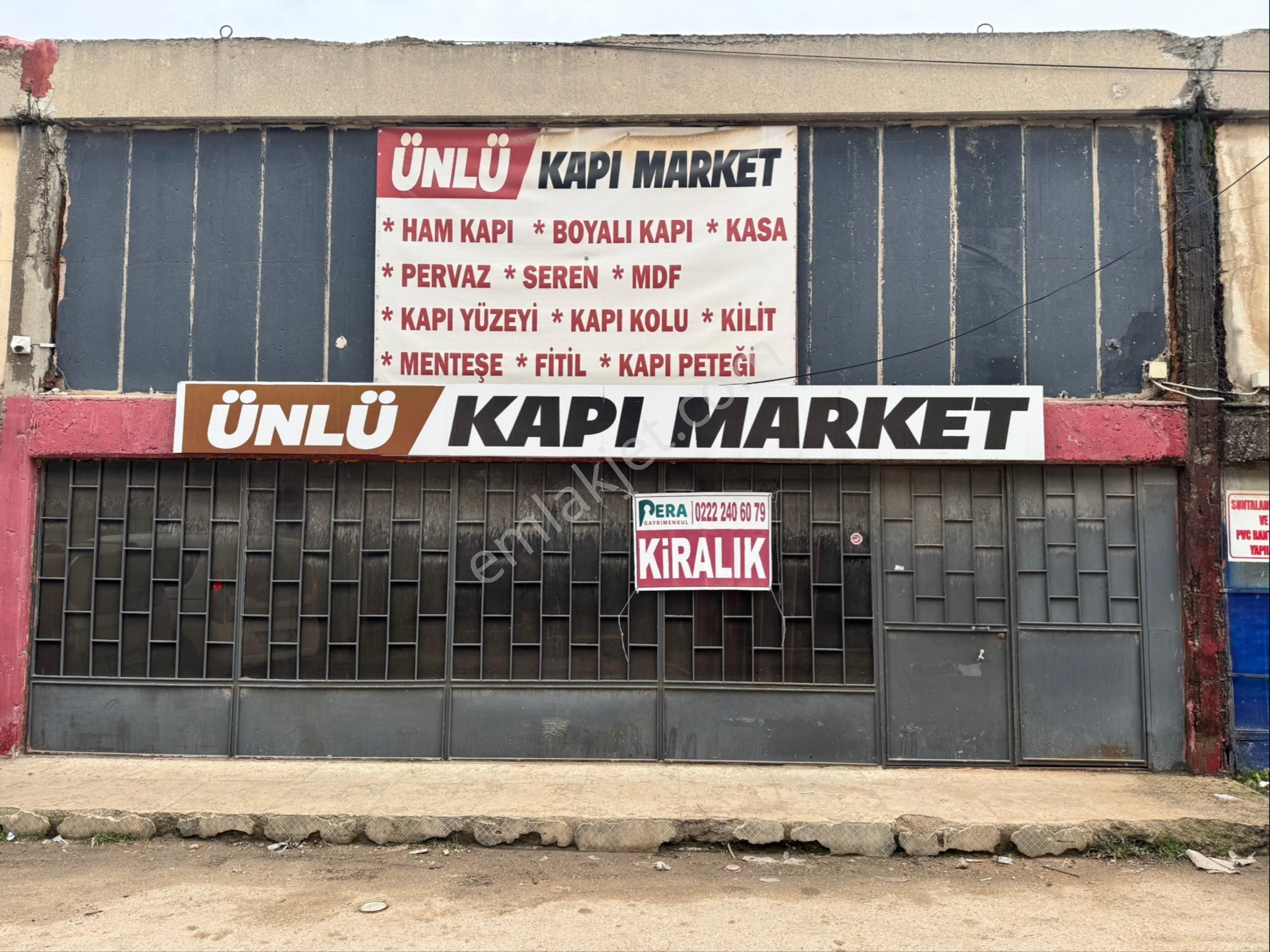 Pera'dan Baksan Sanayi Sitesi 36. Blok Kiralık 265 M2 Dükkan