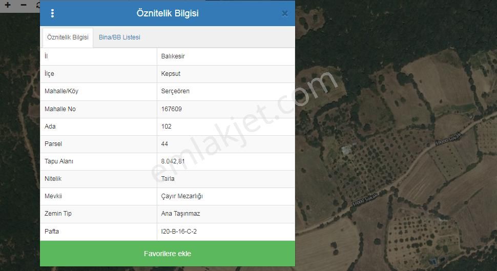 Balıkesir Kepsut Serçeörende 8042 M2 Satılık Tarla - Görsel 2