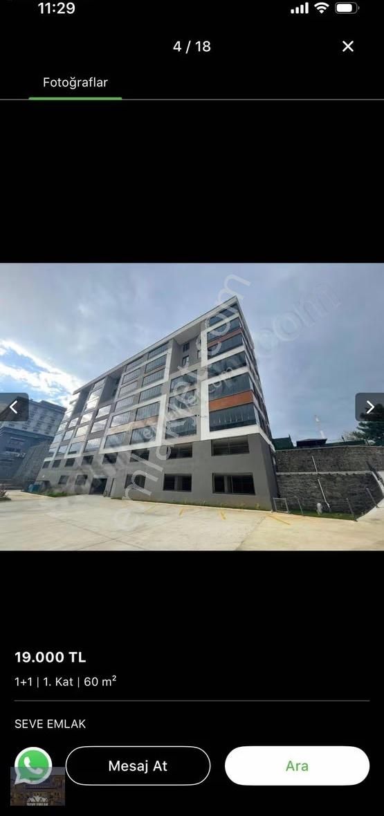 1 Nolu Bostancıda Kiralık 1+1 Sıfır Daire - Görsel 10