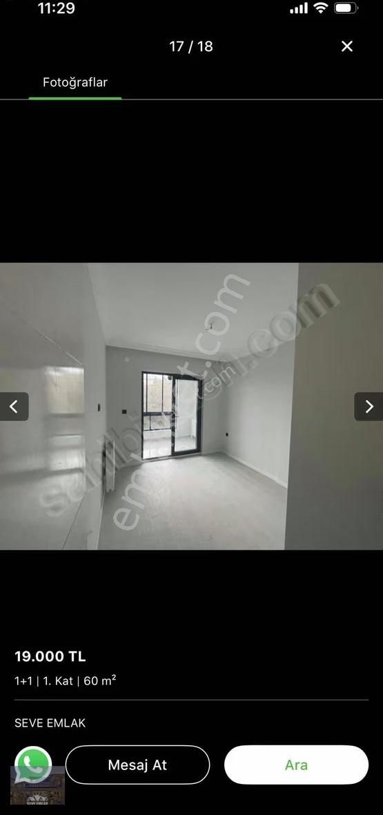 1 Nolu Bostancıda Kiralık 1+1 Sıfır Daire - Görsel 3