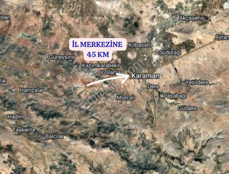 Karaman Merkez Bozkandak Köyünde 845 M² Tarla Satılıktır - Görsel 6