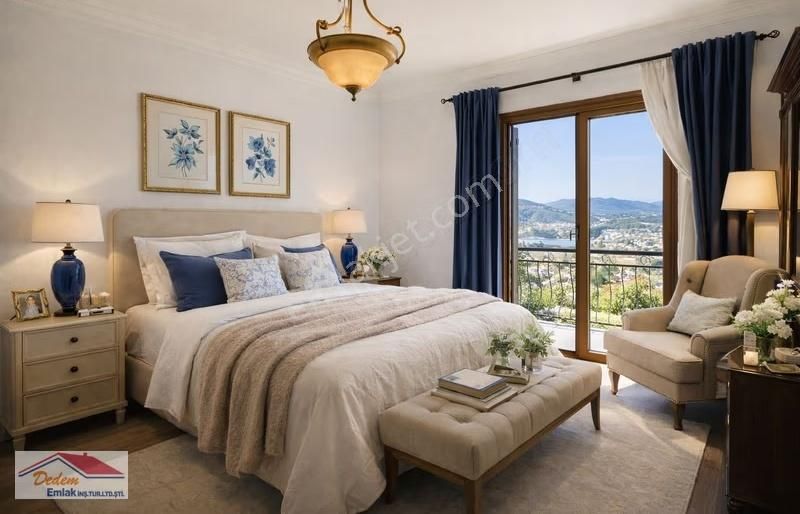 Gündoğan'da Site İçerisinde Deniz Manzaralı Satılık Villa