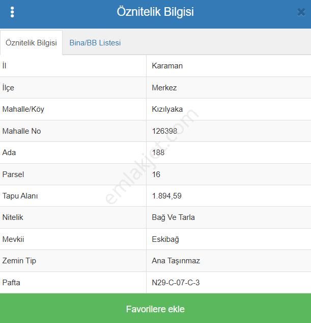 Karaman Merkez Kızılyaka Köyünde 1.894 M² Bağ Ve Tarla Satılıktır - Görsel 6