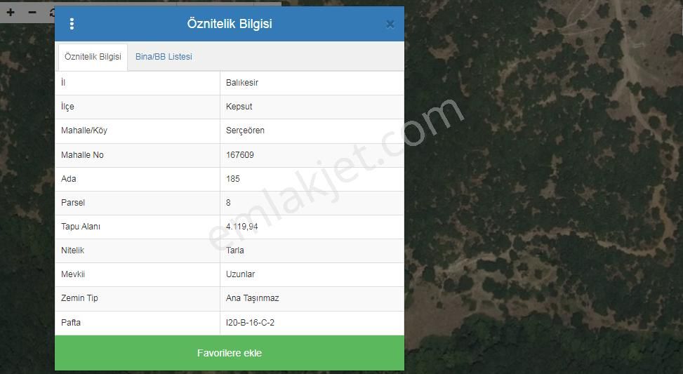 Balıkesir Kepsut Serçeörende 4119 M2 Satılık Tarla - Görsel 2