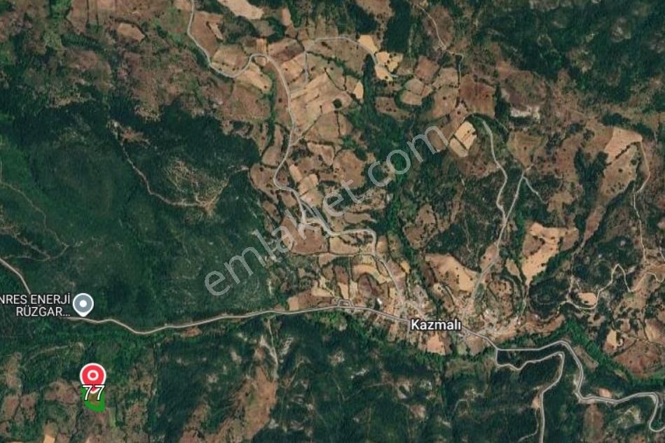 Çanakkale Biga Kazmalı Köyü Satılık 7606 M2 Arazi - Görsel 2