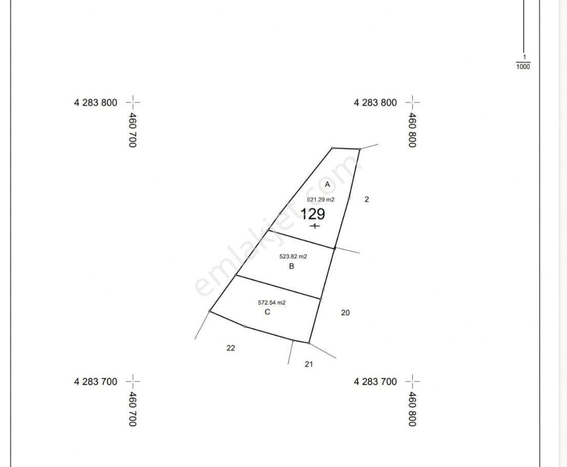 Uşak Merkez Ortaköyde Satılık İmarlı Arsa