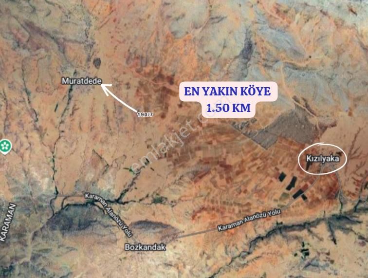 Karaman Merkez Kızılyaka Köyünde 1.248 M² Bağ Satılıktır - Görsel 4