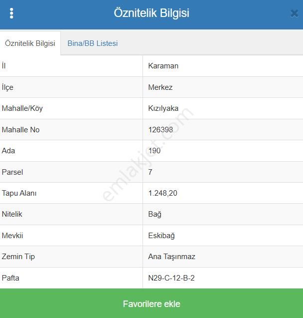 Karaman Merkez Kızılyaka Köyünde 1.248 M² Bağ Satılıktır - Görsel 6