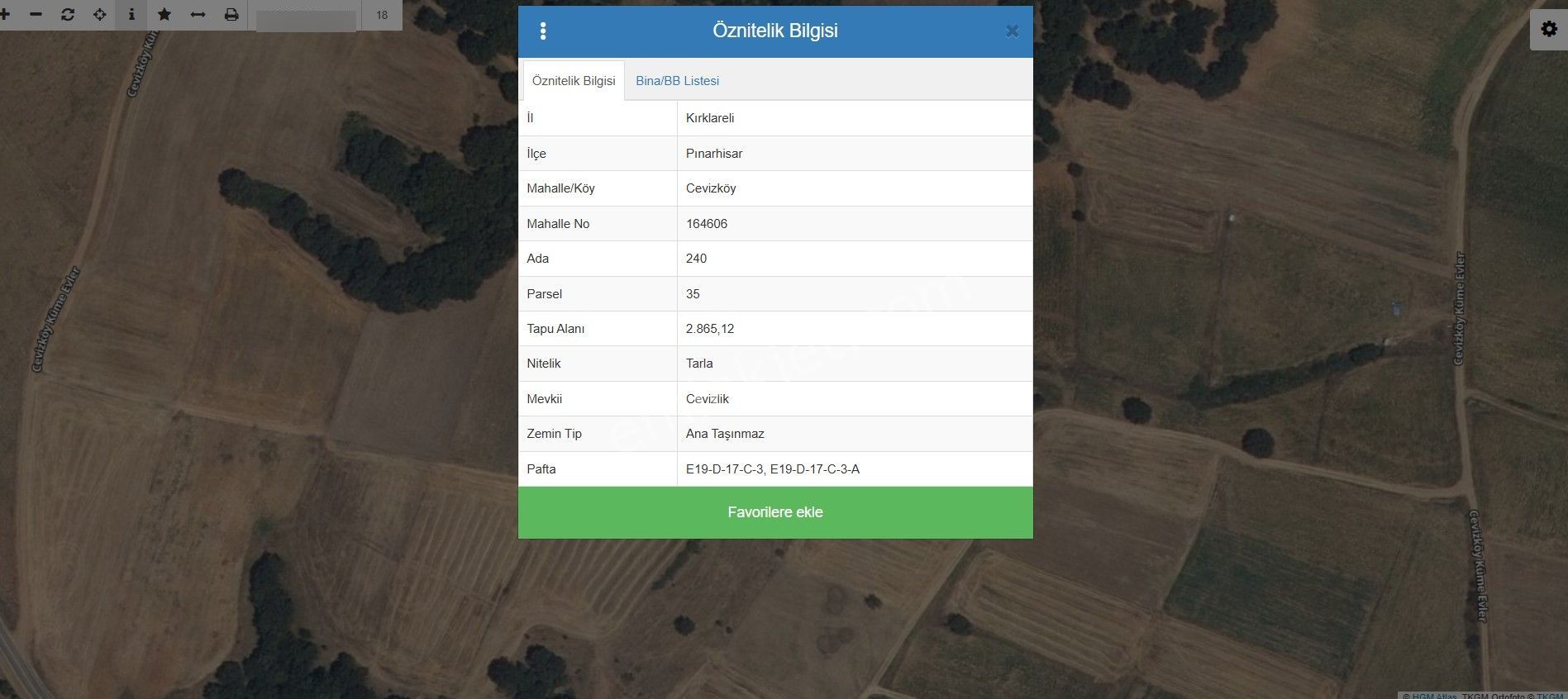 Kırklareli Kpınarhisar Cevizköy Yatırımlık 3 Dönüm Tarla Köye Yakın Konumda - Görsel 2
