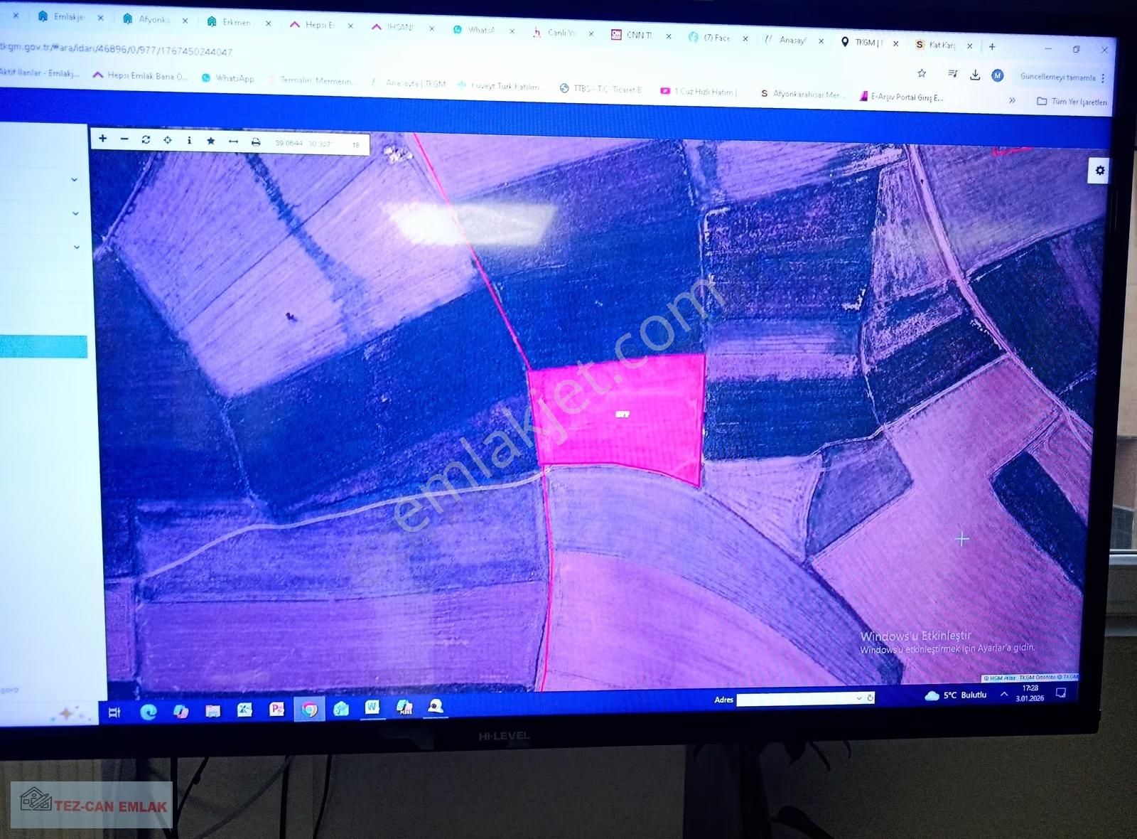 İhsaniye Karacahmet Köyü Verimli Tarla - Görsel 5