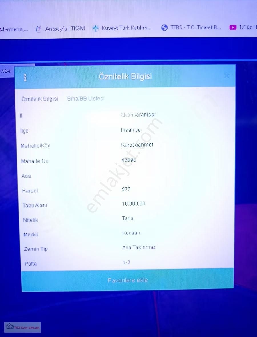 İhsaniye Karacahmet Köyü Verimli Tarla