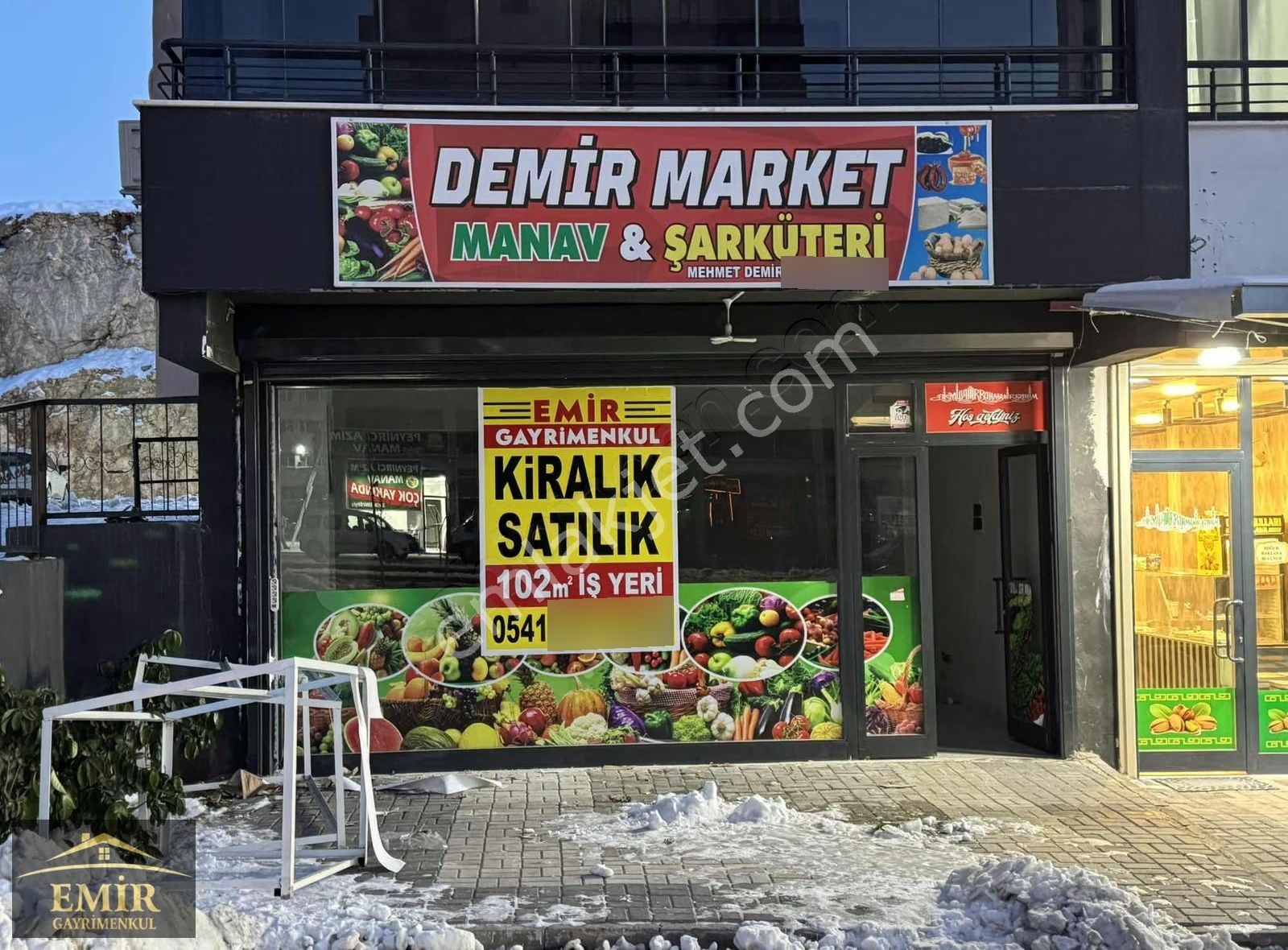 Emir Gayrimenkulden Seyrandep Ana Cadde Üzerinde 102m2 İş Yeri - Görsel 17