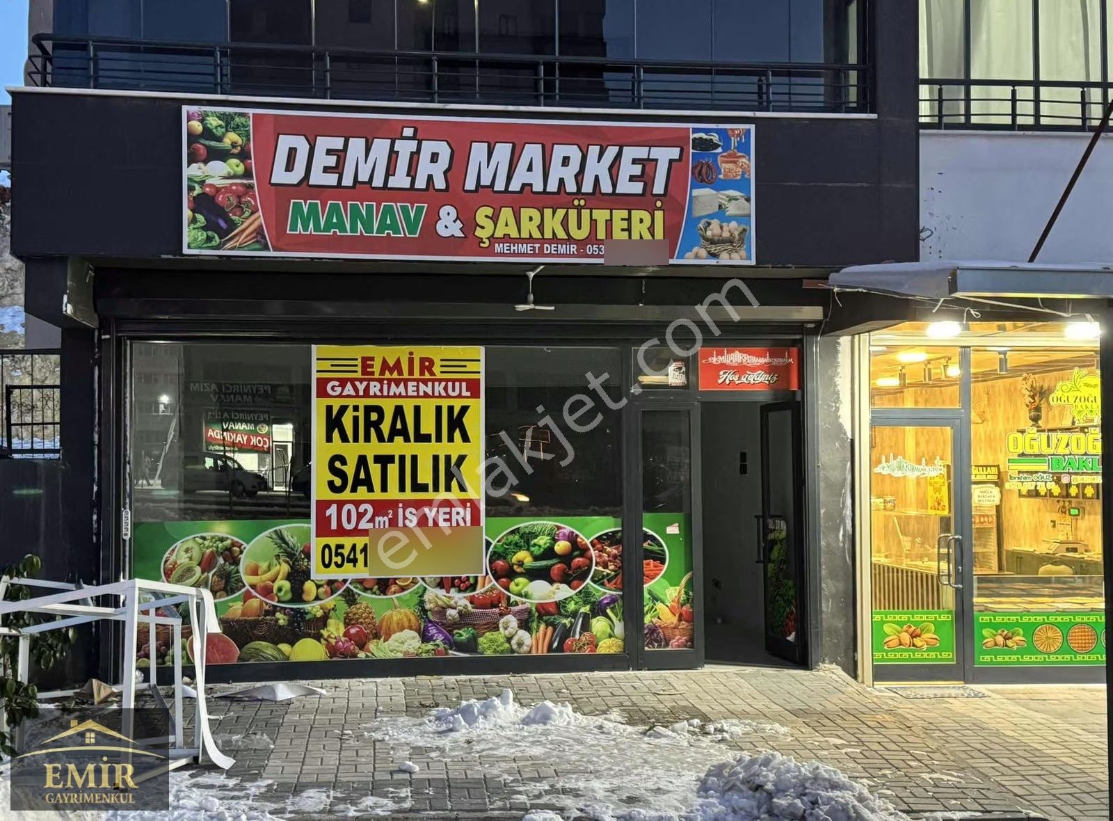 Emir Gayrimenkulden Seyrandep Ana Cadde Üzerinde 102m2 İş Yeri - Görsel 11