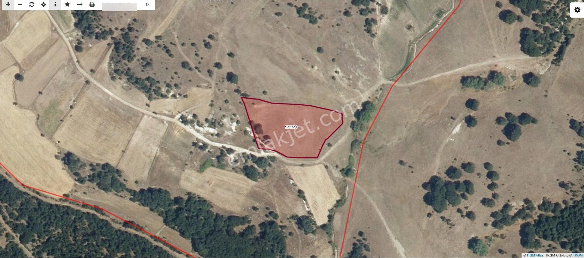 Manisa Kırkağaç Hamidiye Mahallesinde Yatırımlık 6 Dönüm Tarla