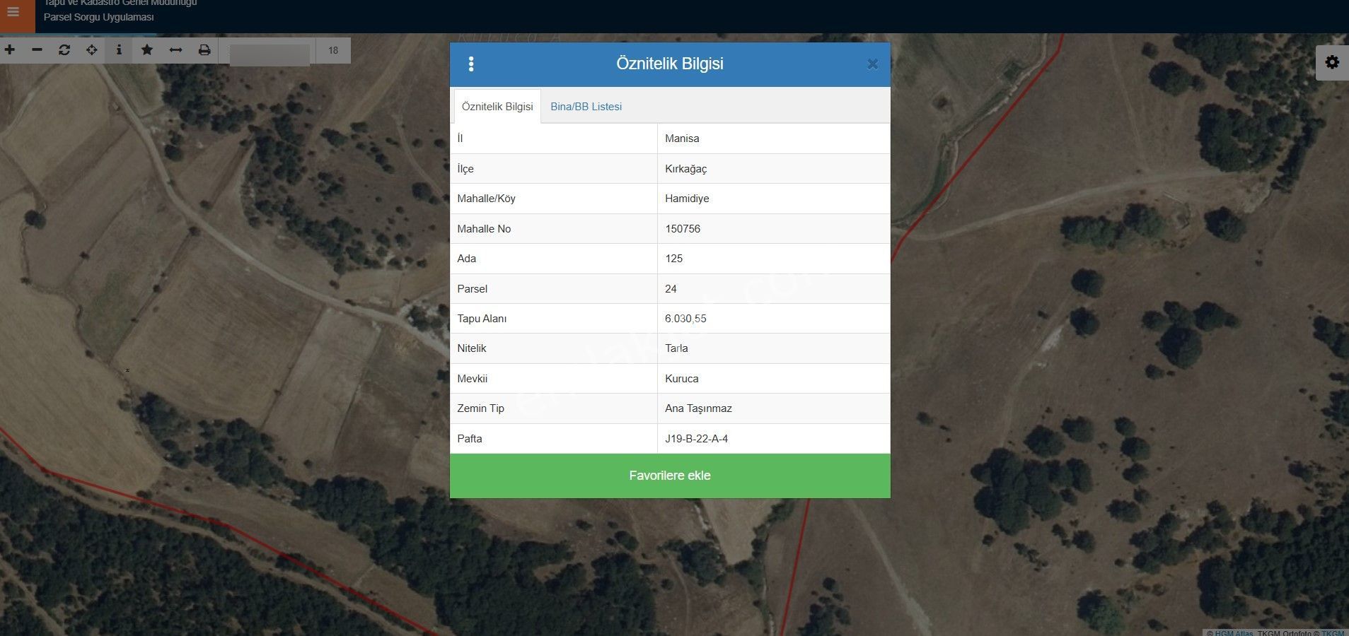 Manisa Kırkağaç Hamidiye Mahallesinde Yatırımlık 6 Dönüm Tarla - Görsel 2