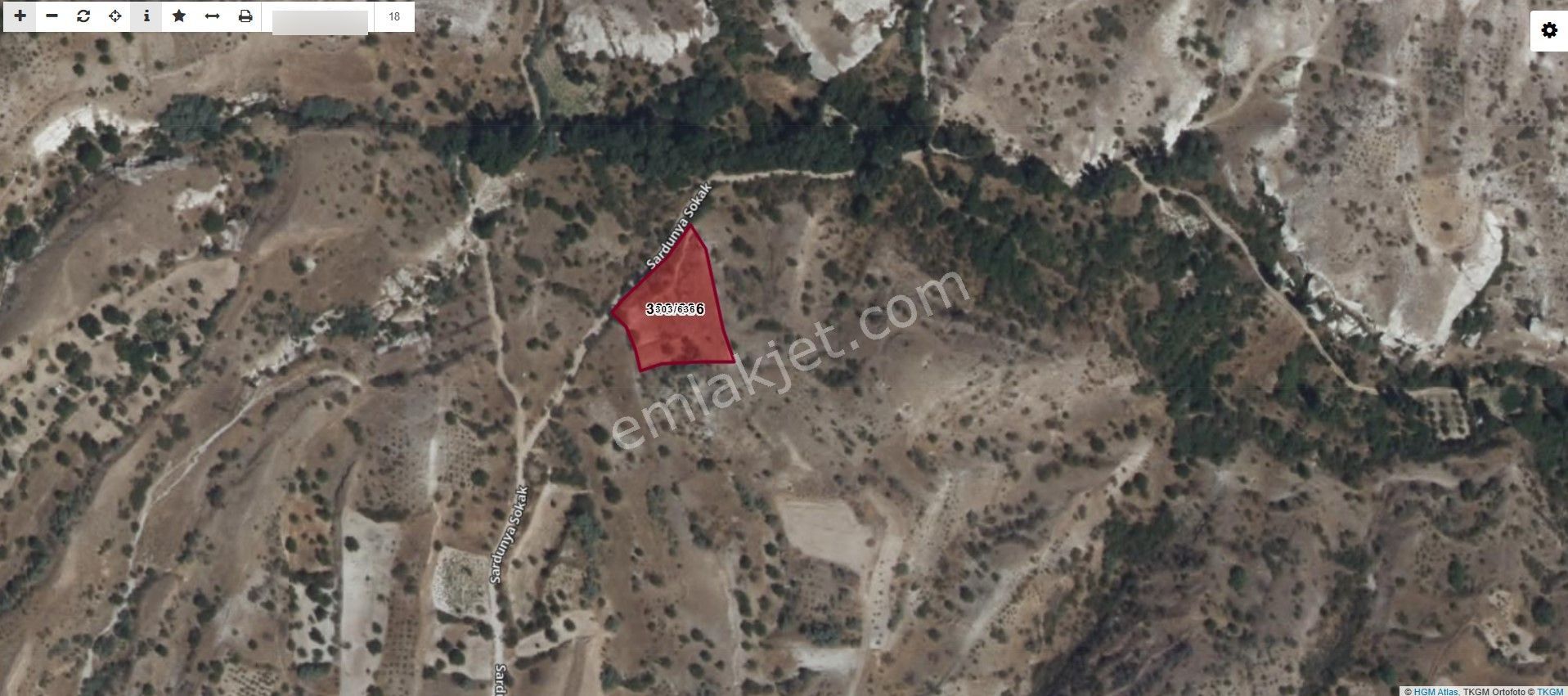 Nevşehir Kavak Belediyesi Kavak Aşağı Mahallesi Yatırımlık 2 Dönüm Tarla