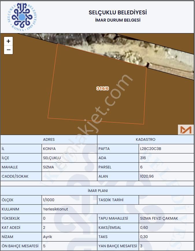 Sızma'da Yatırım Ve Kullanıma Uygun 1020 M2 2 Kat İmarlı Cazip Arsa - Görsel 5