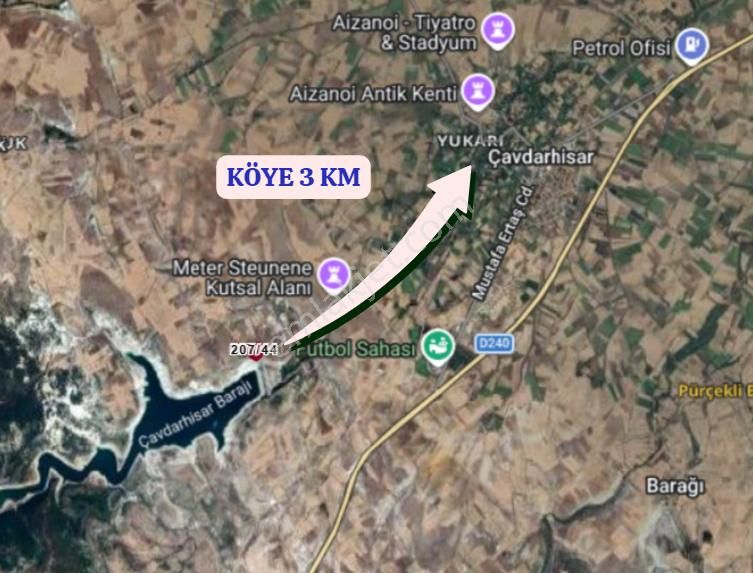 Kütahya Çavdarhisar Yukarı Köyünde 14.334 M² Tarla Satılıktır - Görsel 4