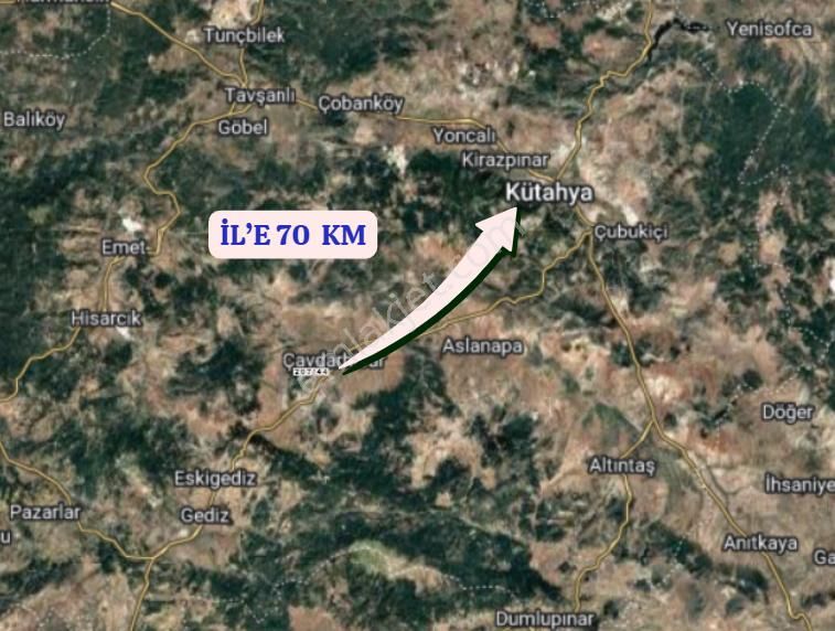 Kütahya Çavdarhisar Yukarı Köyünde 14.334 M² Tarla Satılıktır - Görsel 6