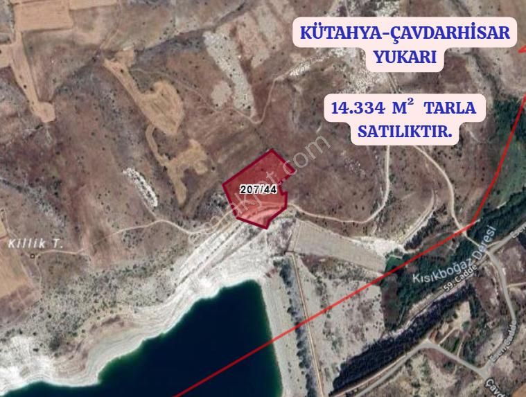 Kütahya Çavdarhisar Yukarı Köyünde 14.334 M² Tarla Satılıktır - Görsel 2