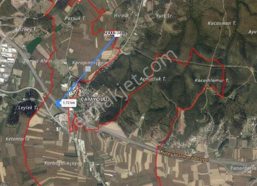 Kuzey Marmara Otoyoluna 1,7 Km Yatırımlık Arsa - Görsel 12