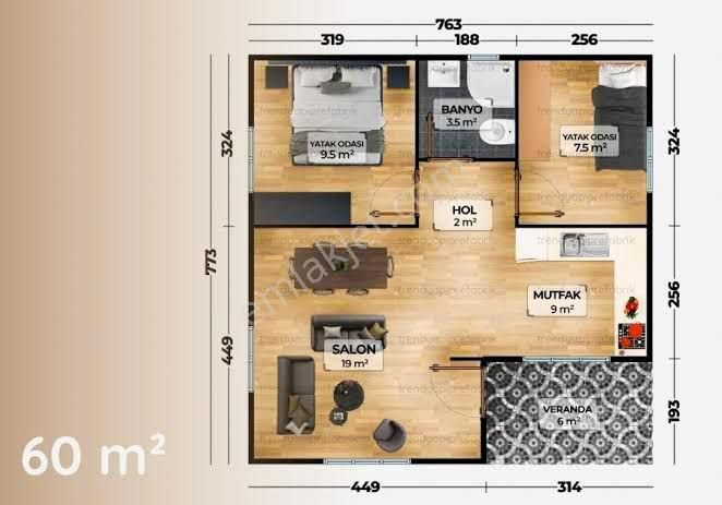 Anayola Cepheli | 2 Dükkan + 6 Dairelik Satılık Arsa - Görsel 2