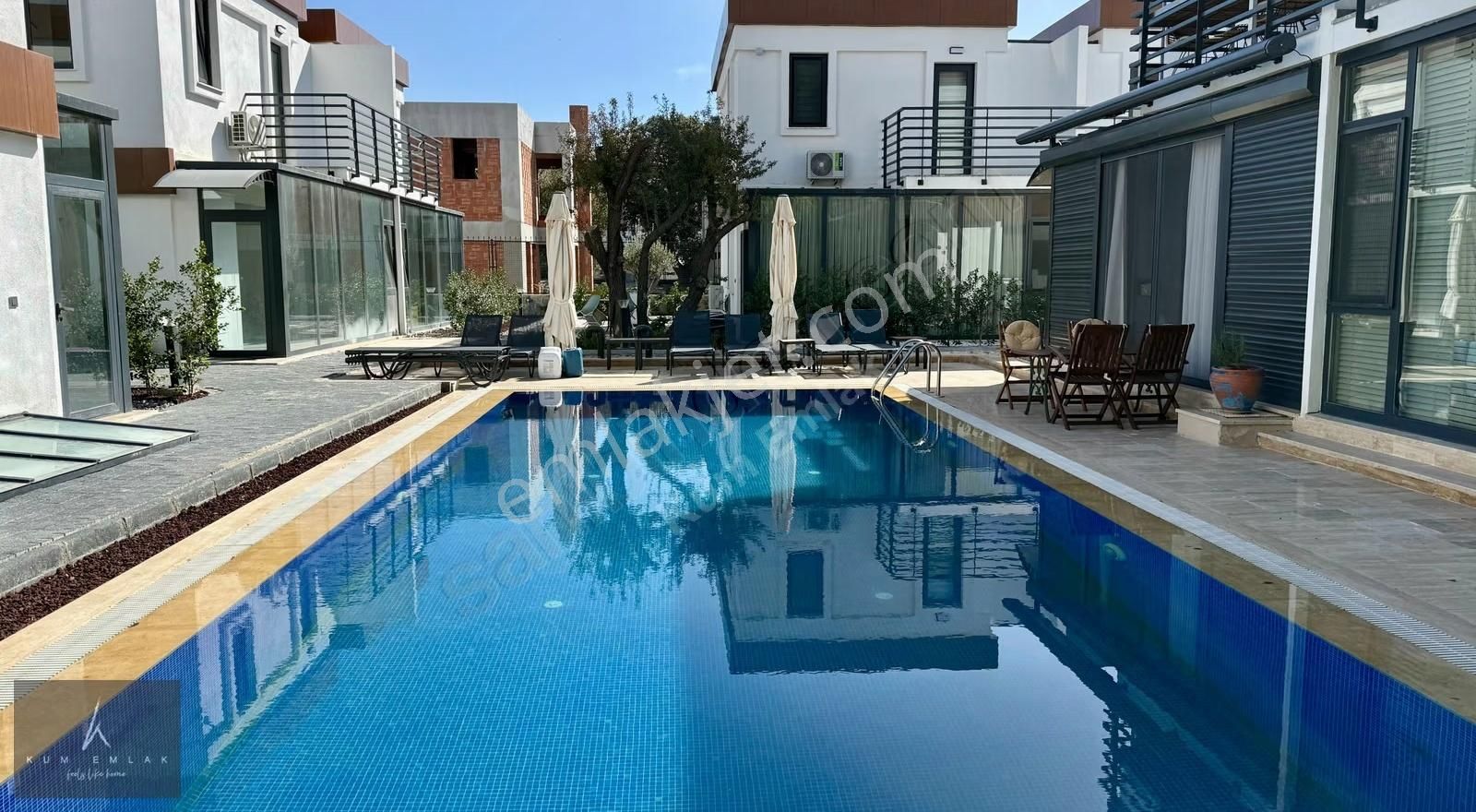 Bodrum Eskiçeşmede Havuzlu Yeni Sitede Yerden Isıtmalı 1+1 - Görsel 9