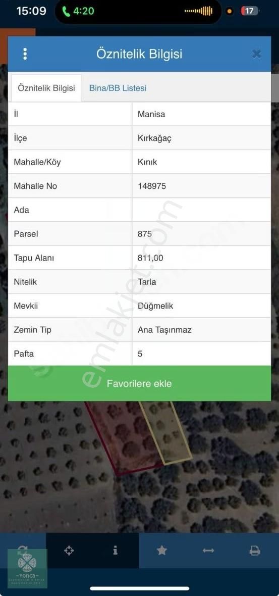 Yonca Gayrimenkulden Kırkağaç Kınık Satılık Zeytinlik - Görsel 2