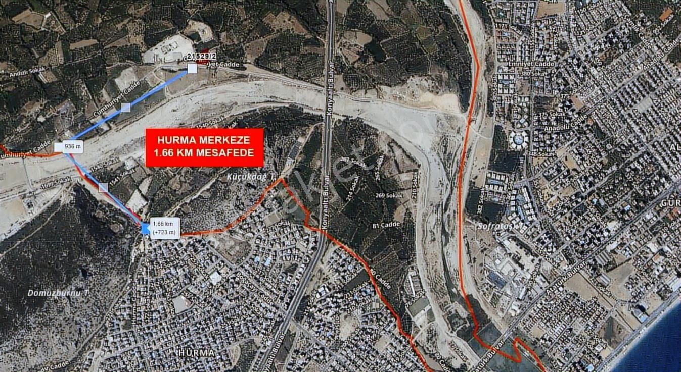 Konyaaltı Zümrütte 3594 M2 Tek Tapu İmarlı Arsa - Görsel 3
