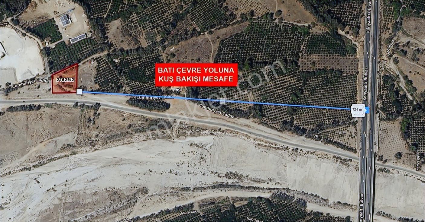 Konyaaltı Zümrütte 3594 M2 Tek Tapu İmarlı Arsa - Görsel 7