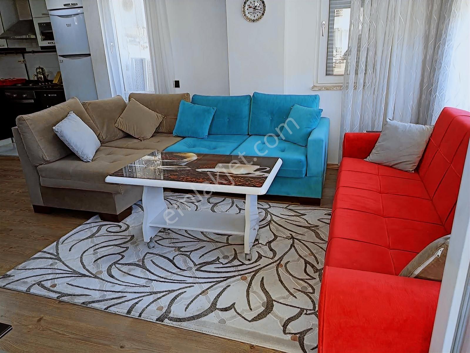 Hurma'da Site İçinde Kiralık 2+1 D.gazlı Havuzlu Full Eşyalı - Görsel 4