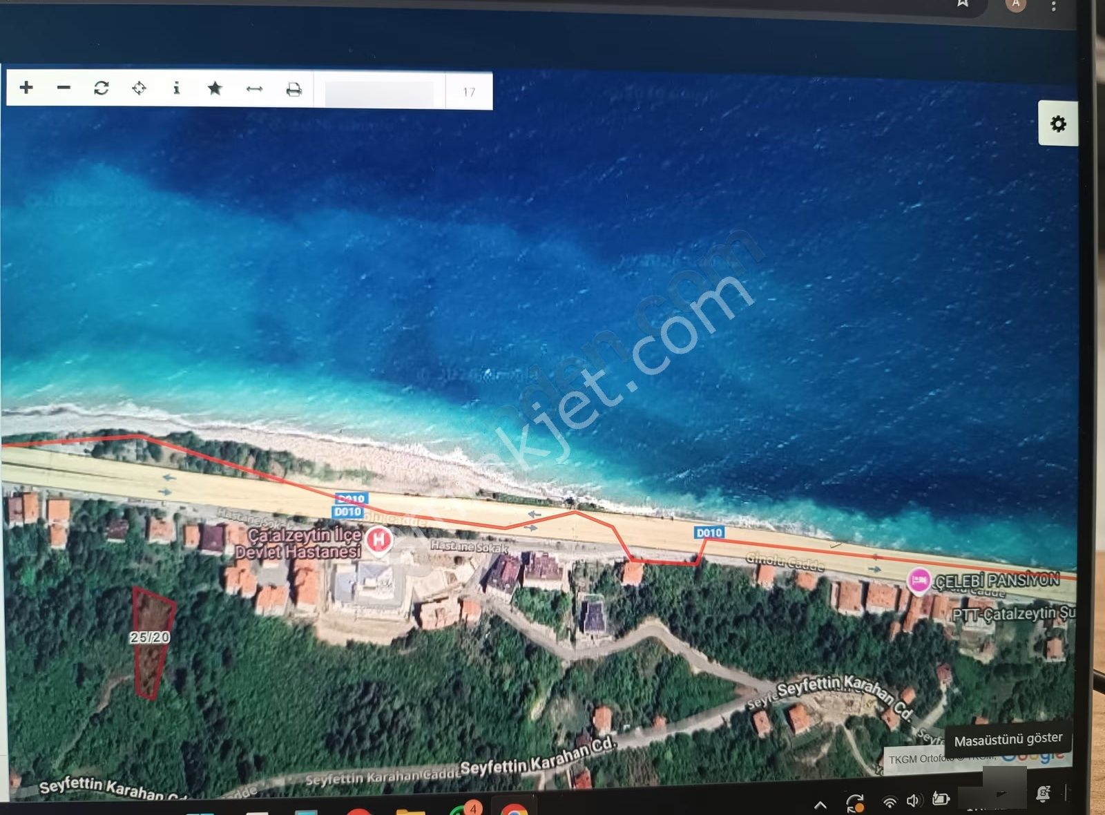 Kastamonu Çatalzeytin Merkezde Deniz Manzaralı Satılık Arsa - Görsel 2