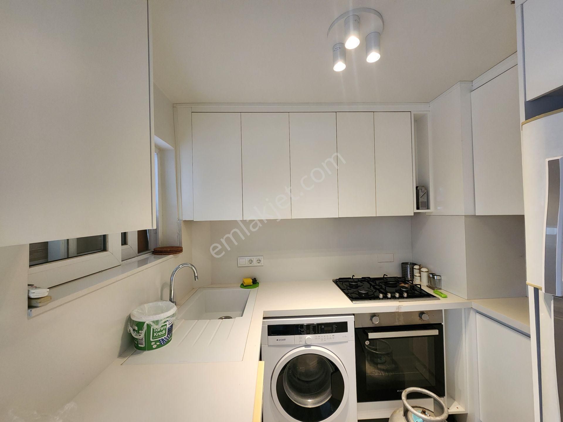 Kemer'de Denize Sıfır Sitede 2+1 Şık Eşyalı Kiralık Bahçe Katı Daire - Görsel 16